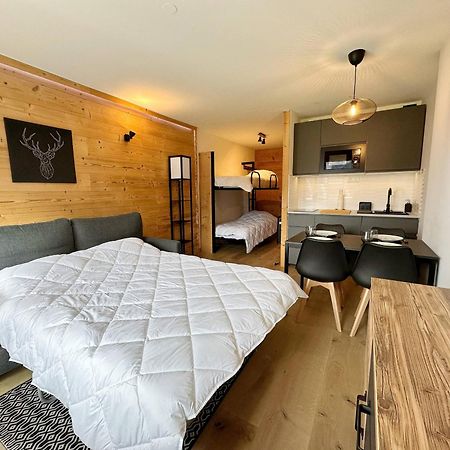 Studio Moderne Avec Parking Prive Pres Du Centre - Fr-1-624-71 Samoëns Exteriör bild