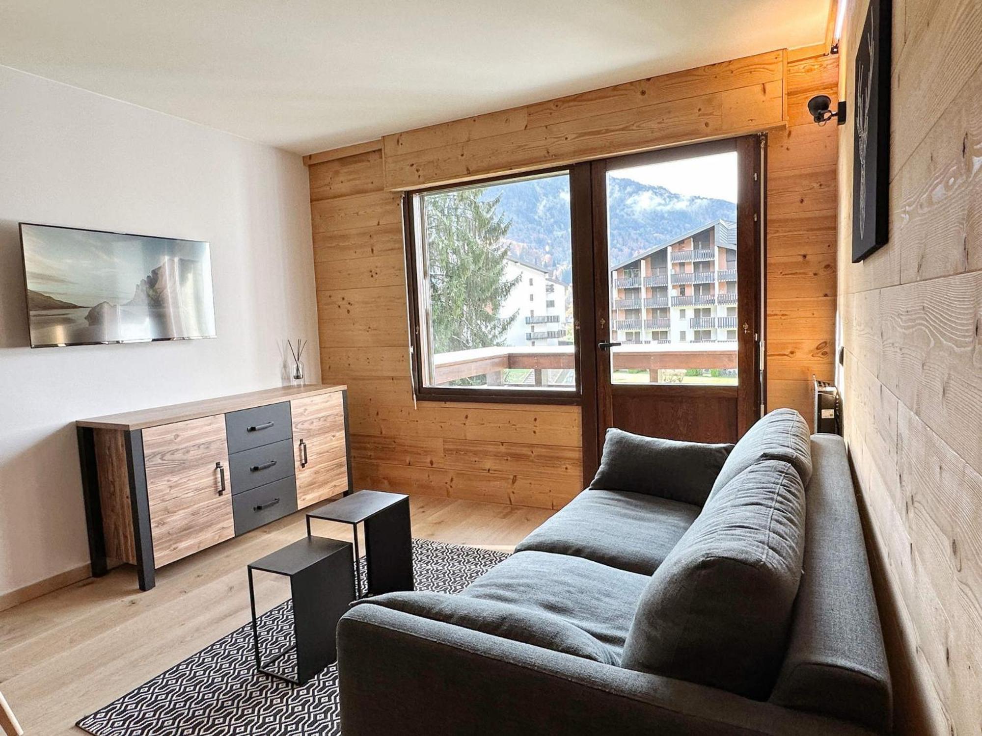 Studio Moderne Avec Parking Prive Pres Du Centre - Fr-1-624-71 Samoëns Exteriör bild